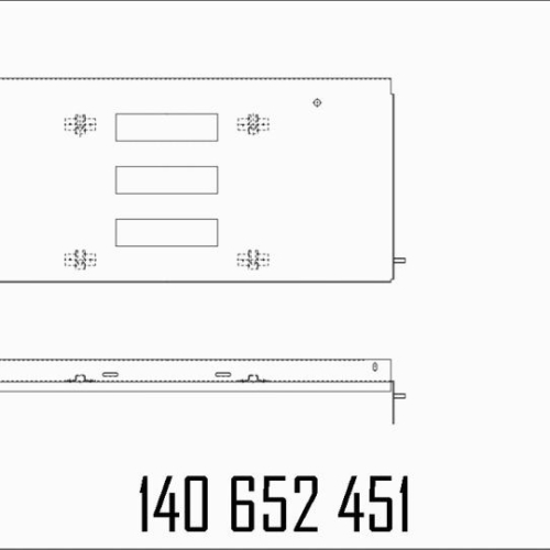 140652451 - DIAL FACE PIPE S MPD MR/OR GK LCD DISPLAY.EC2000 TS,6/6/5HINTERL